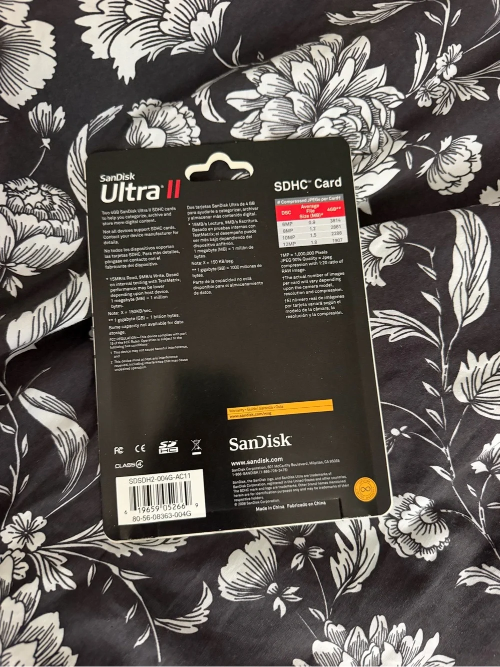 SanDisk Ultra II Multi-Pack SDHC Cards